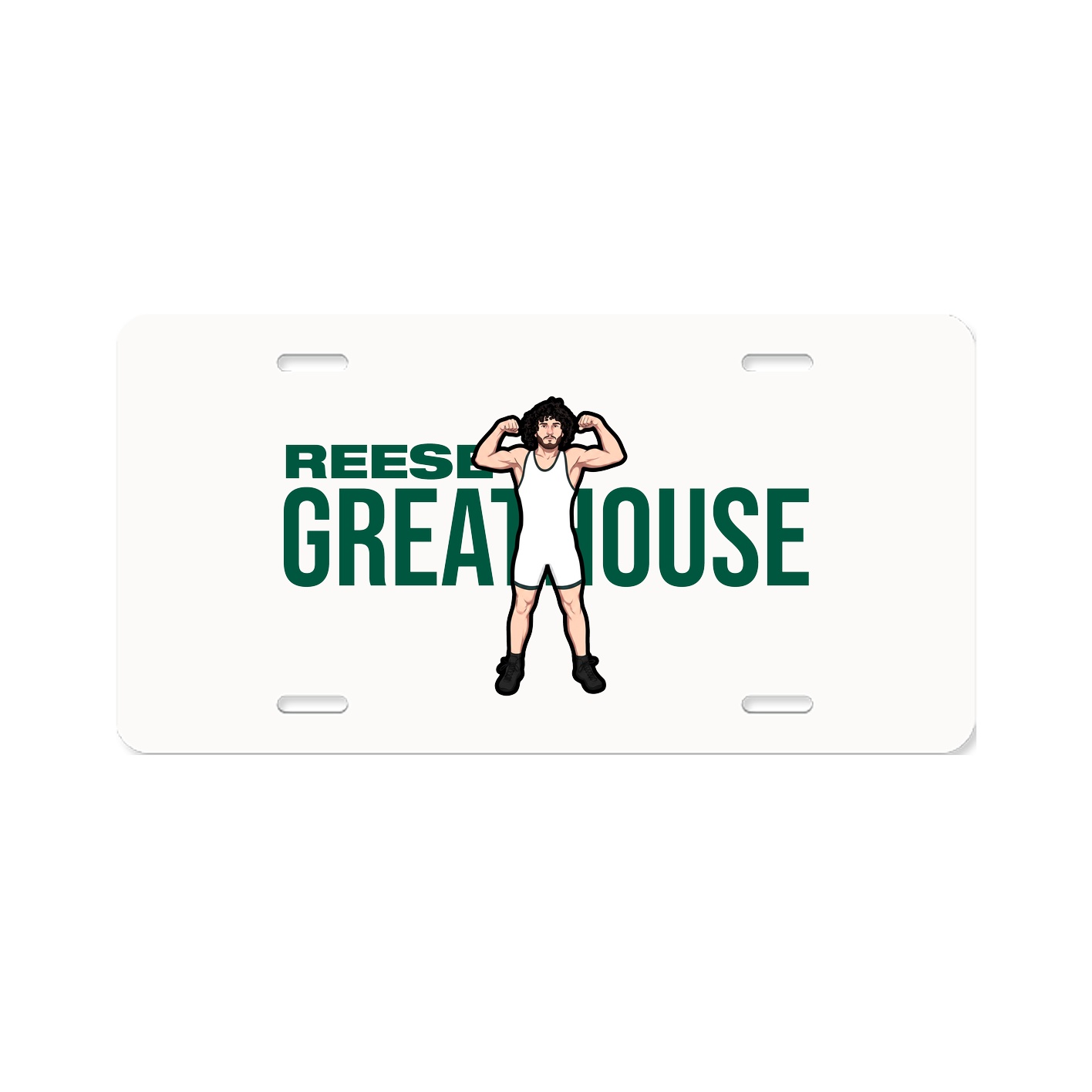 License Plate — Player Name in Classic