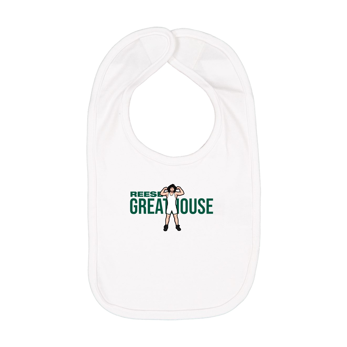 Infant Bib — Player Name in White