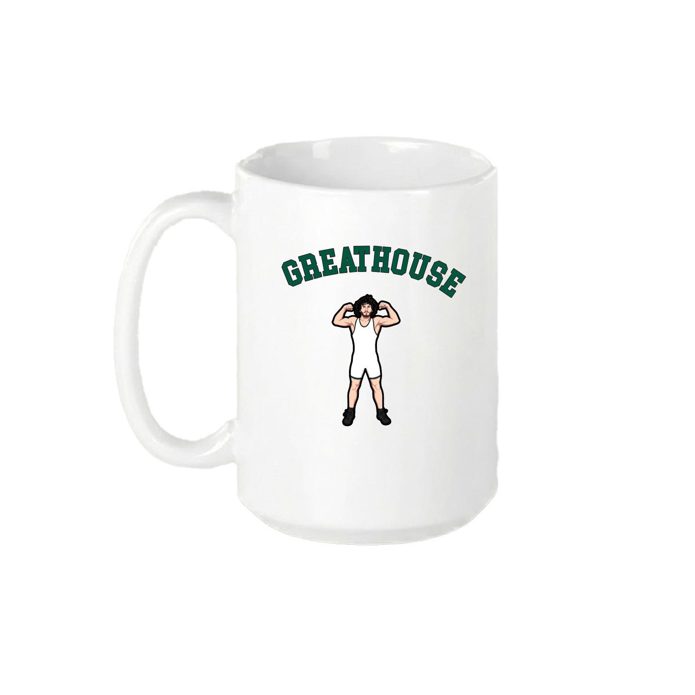 15oz Coffee Mug — Shirsey Arch in White