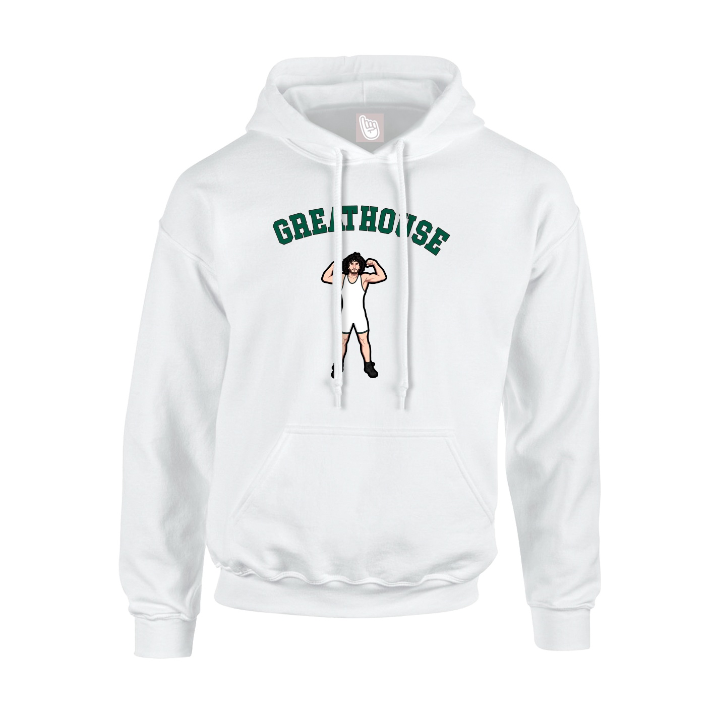 Hoodie — Shirsey Arch in White
