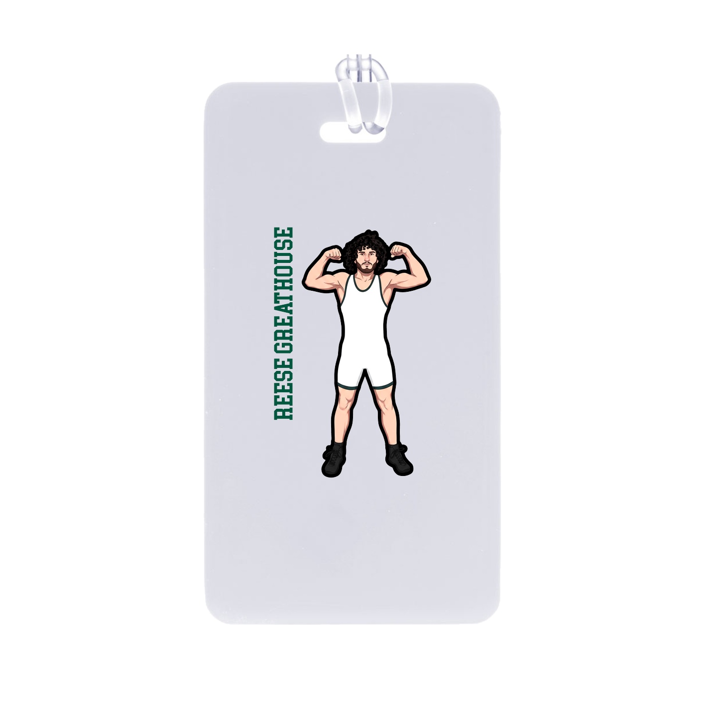 Bag Tag — Name Vertical in Classic