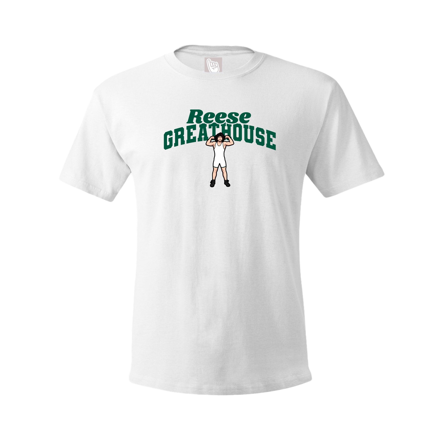 Youth Tee — Signature Arch in White
