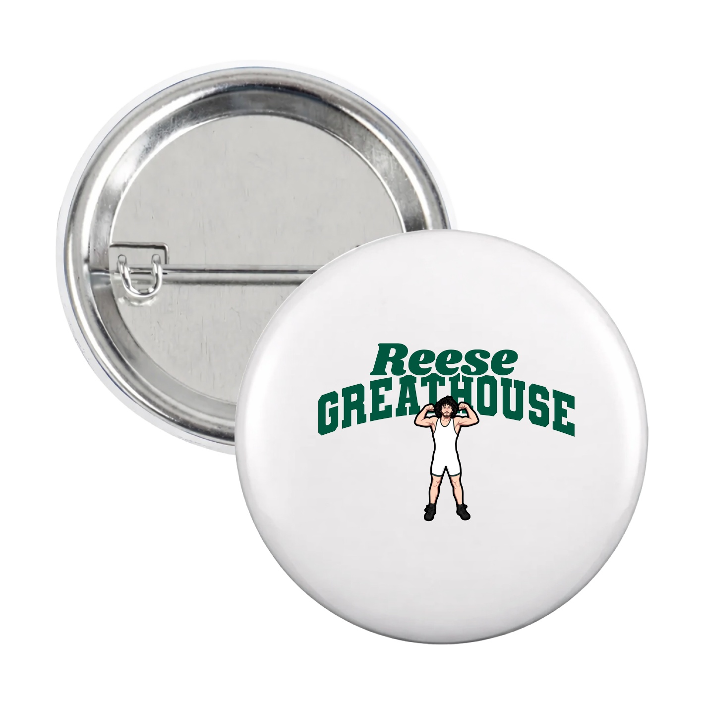 Game Day Button — Signature Arch in White