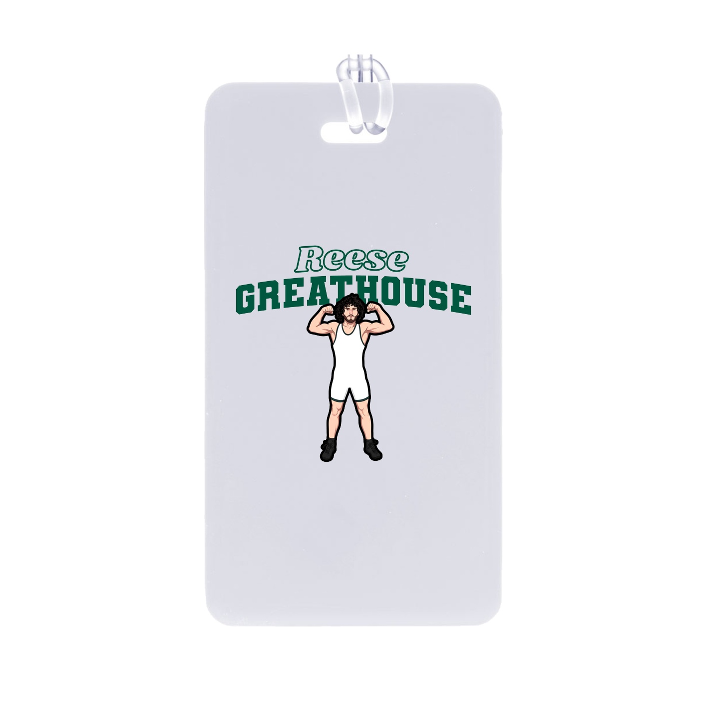 Bag Tag — Name Arch in Classic