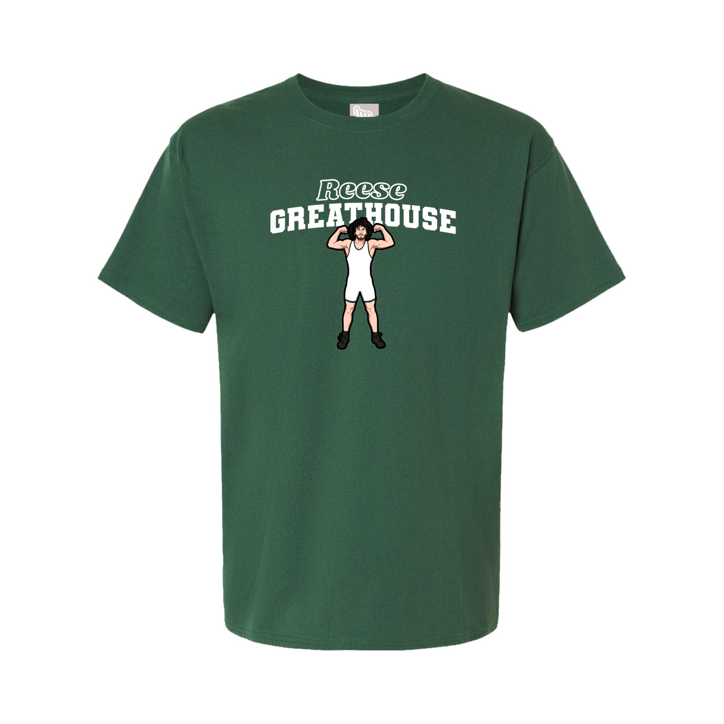 Youth Tee — Name Arch in Green
