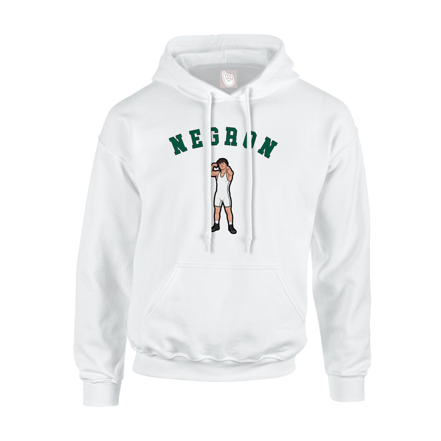 Hoodie — Shirsey Arch in White