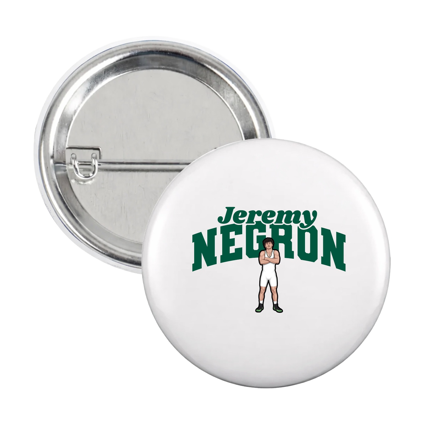 Game Day Button — Signature Arch in White