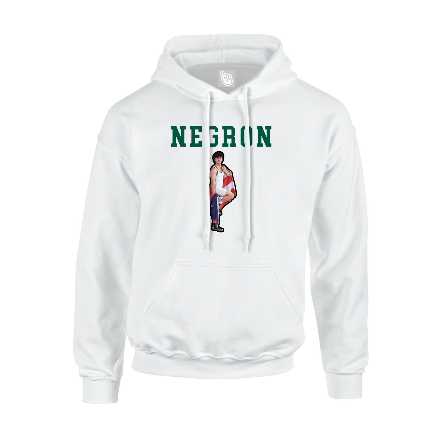 Hoodie — Shirsey in White