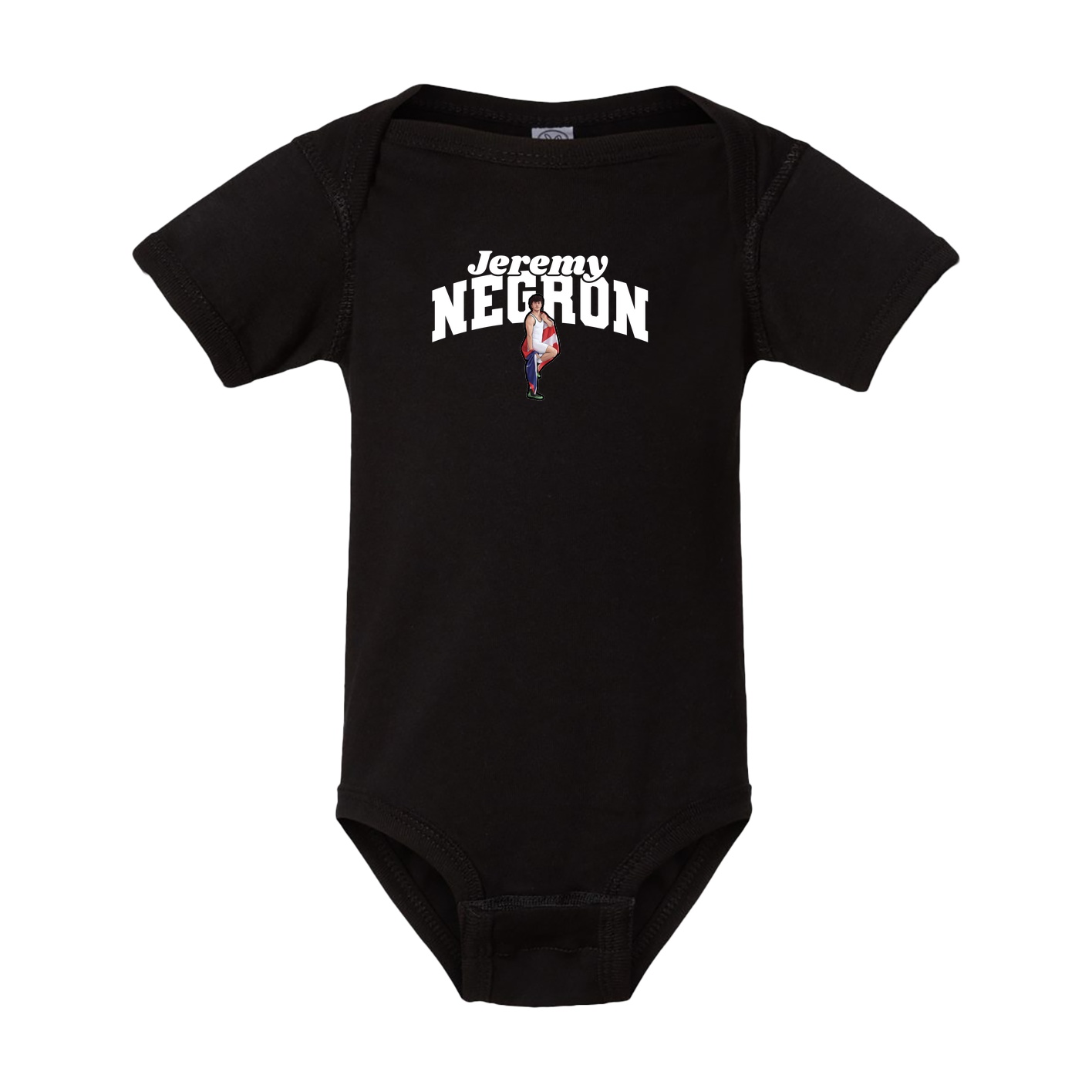 Baby Onesie — Signature Arch in Black