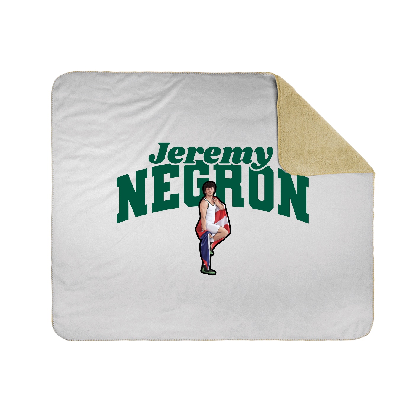 Throw Blanket — Signature Arch in White