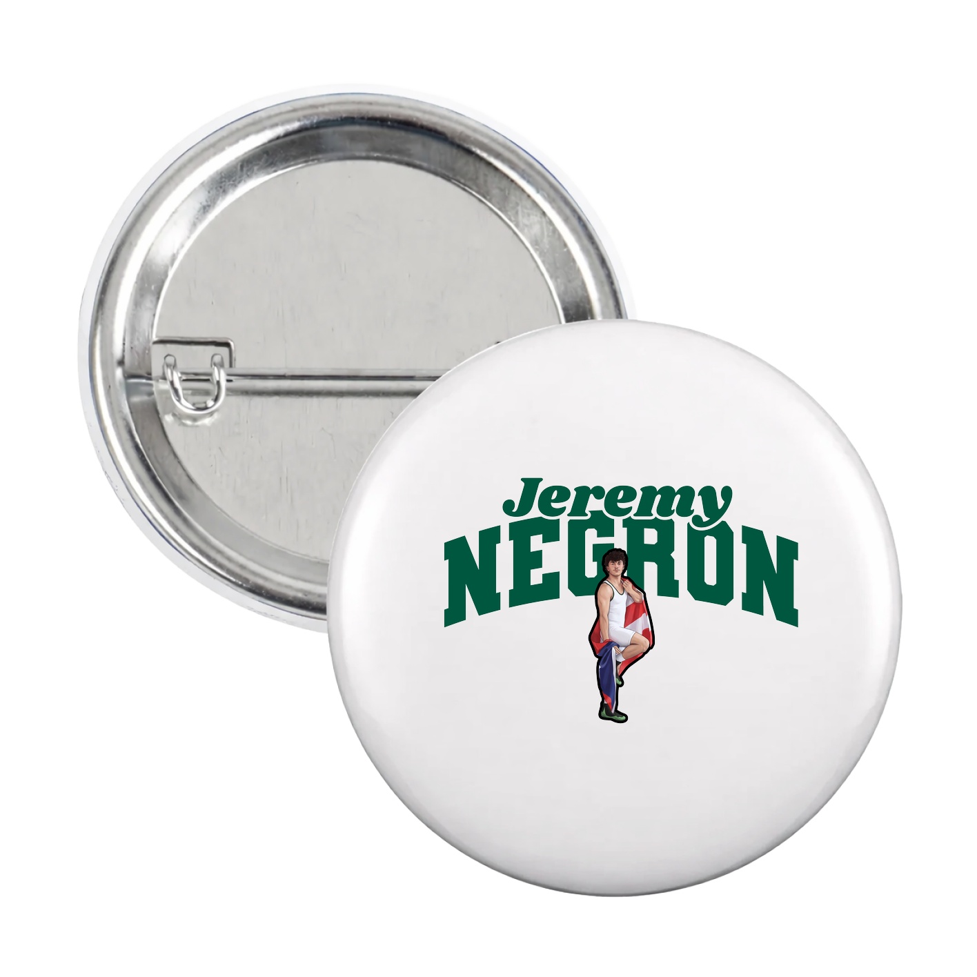 Game Day Button — Signature Arch in White