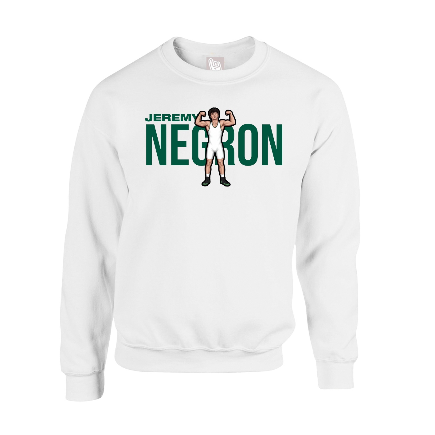 Fleece Crew — Player Name in White