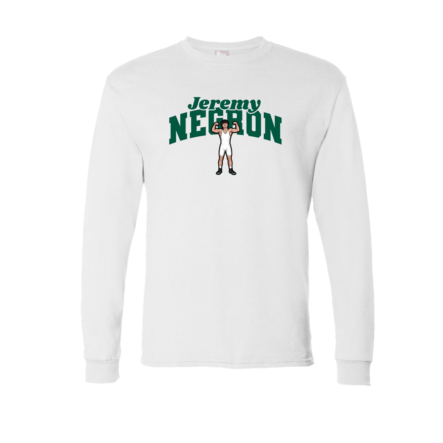 Long Sleeve Tee — Signature Arch in White