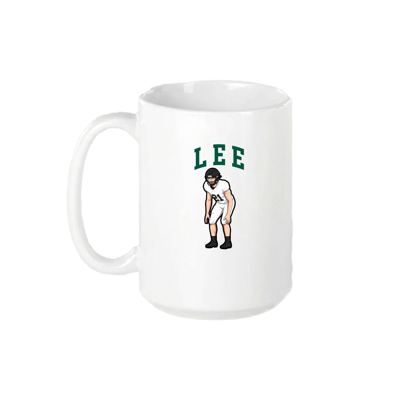 15oz Coffee Mug — Shirsey in White