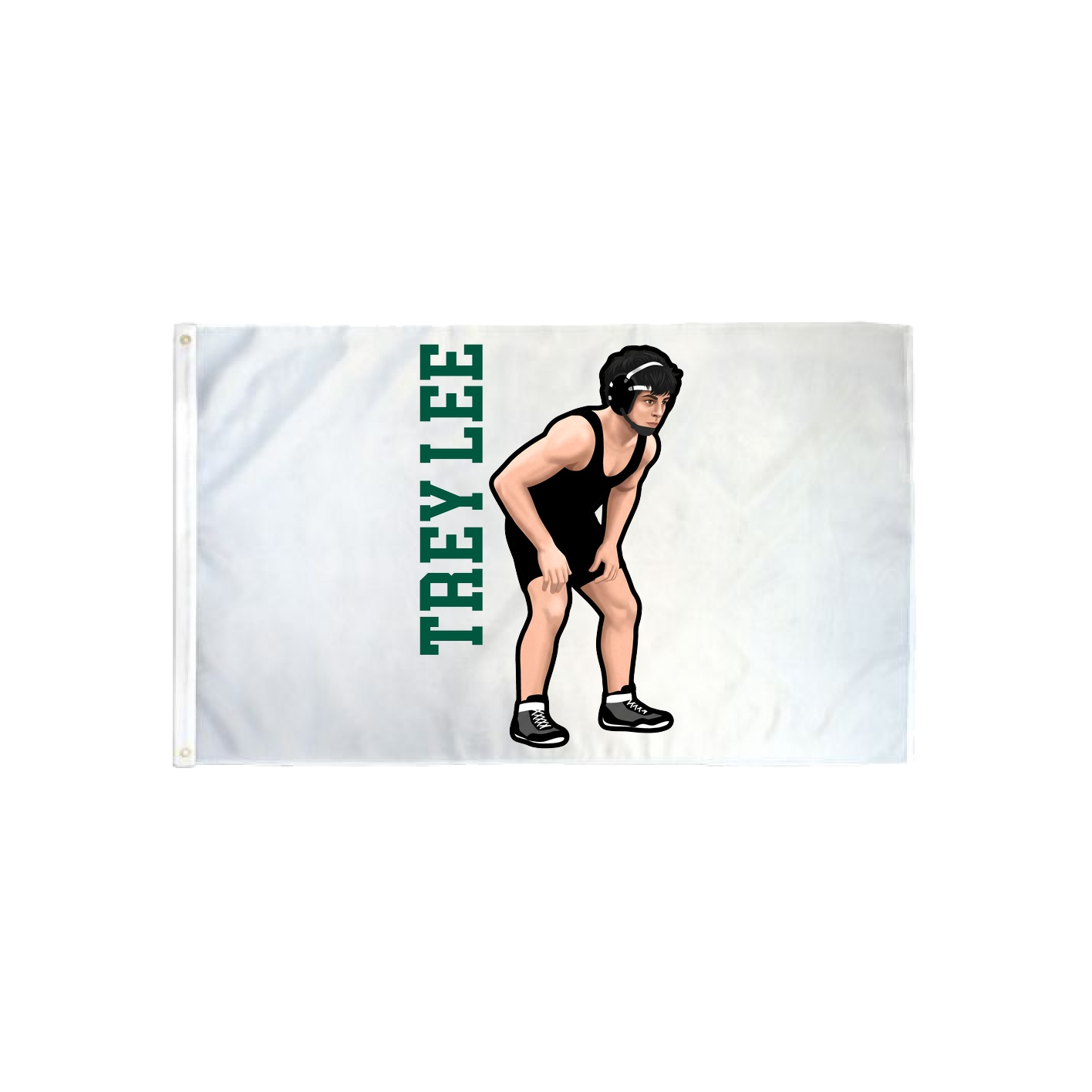 3x5 Flag — Name Vertical in Classic