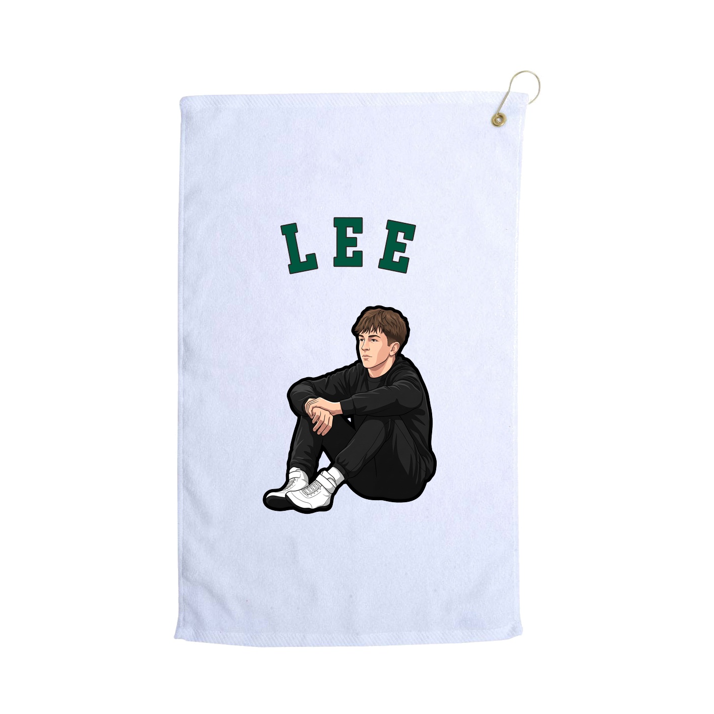 Golf Towel — Shirsey Arch in White