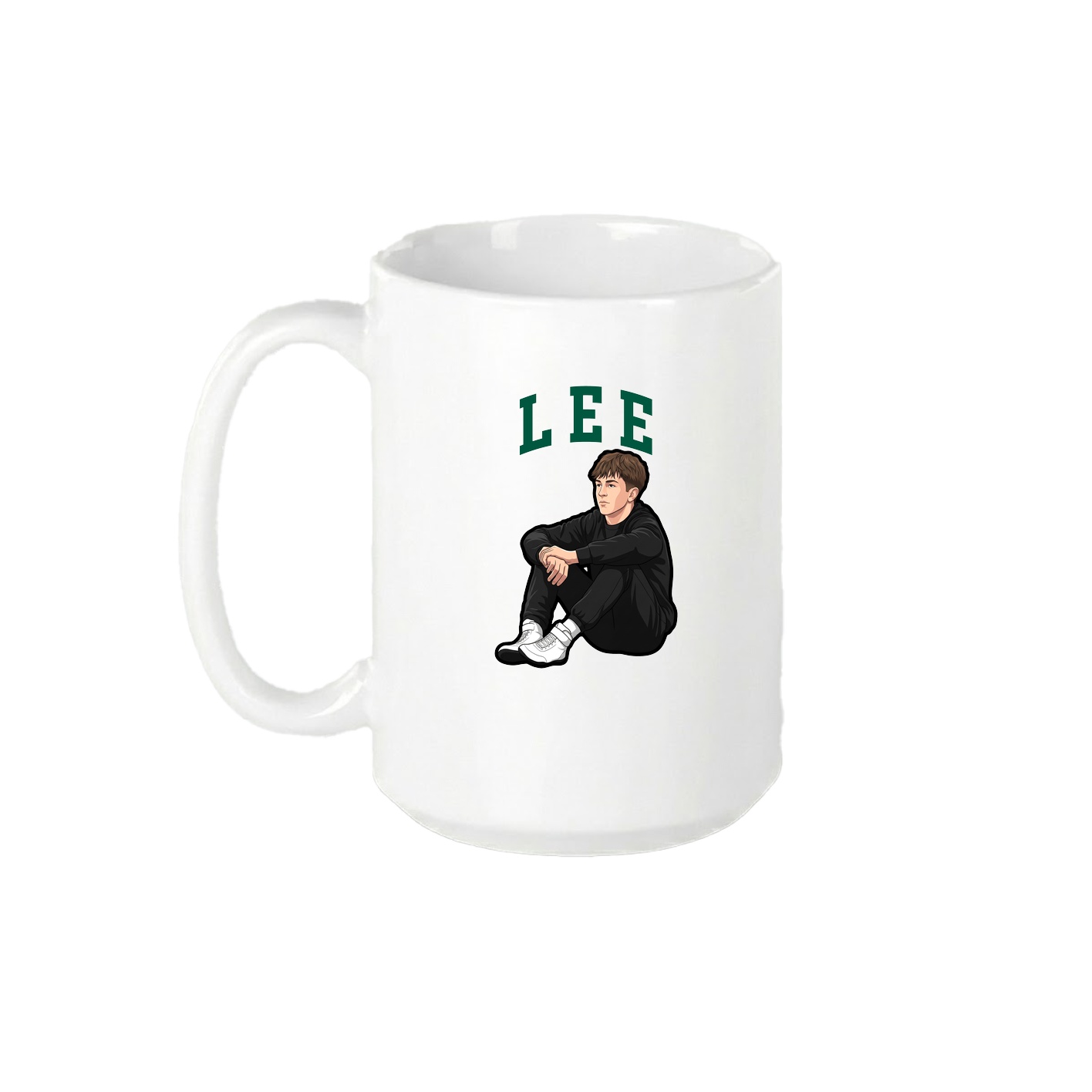 15oz Coffee Mug — Shirsey in White