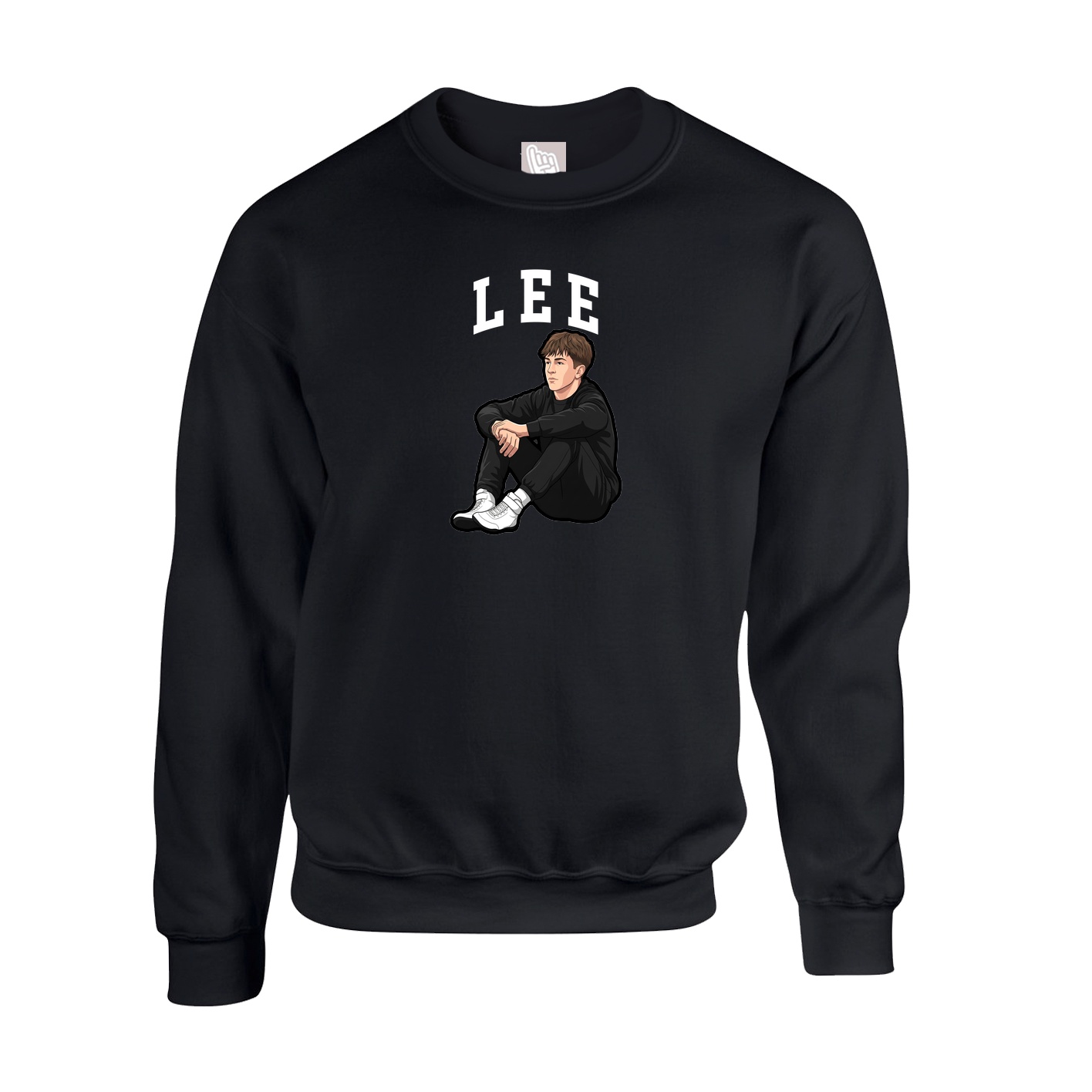 Fleece Crew — Shirsey in Black