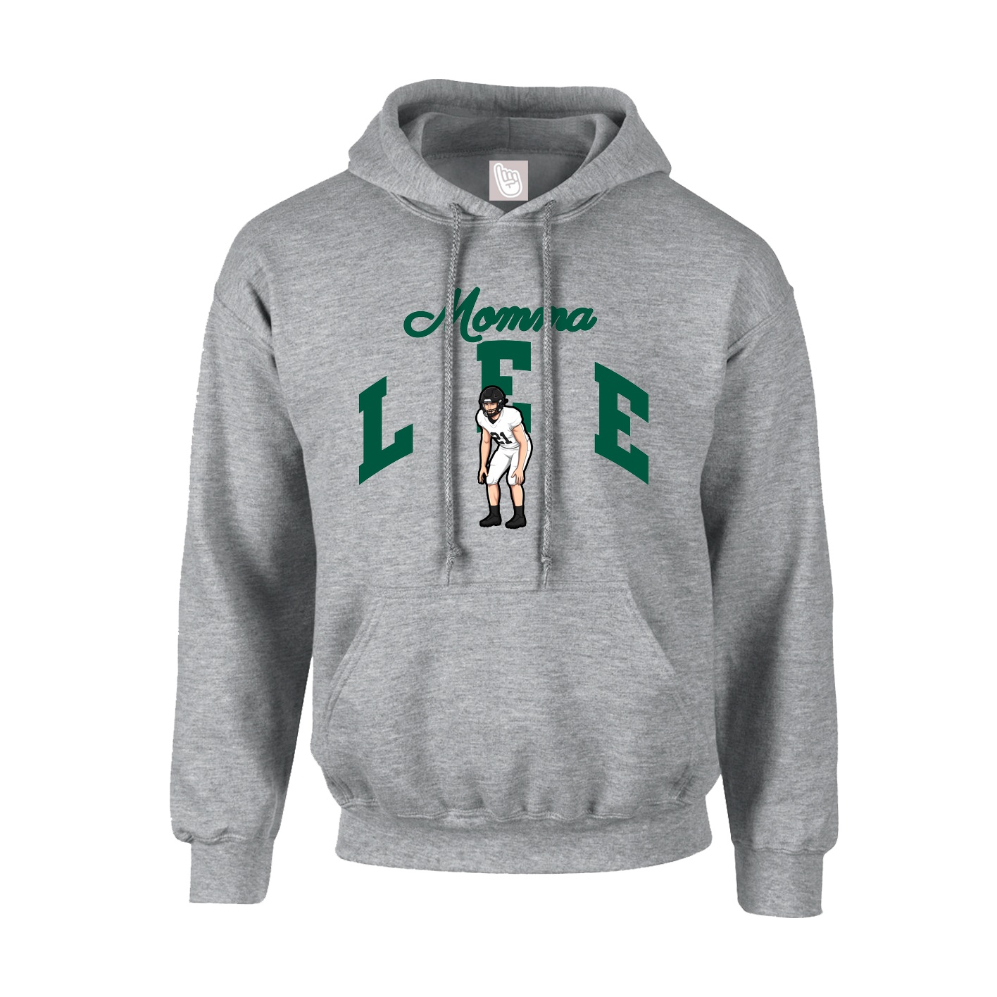 Hoodie — Mothers Day Arch in Grey