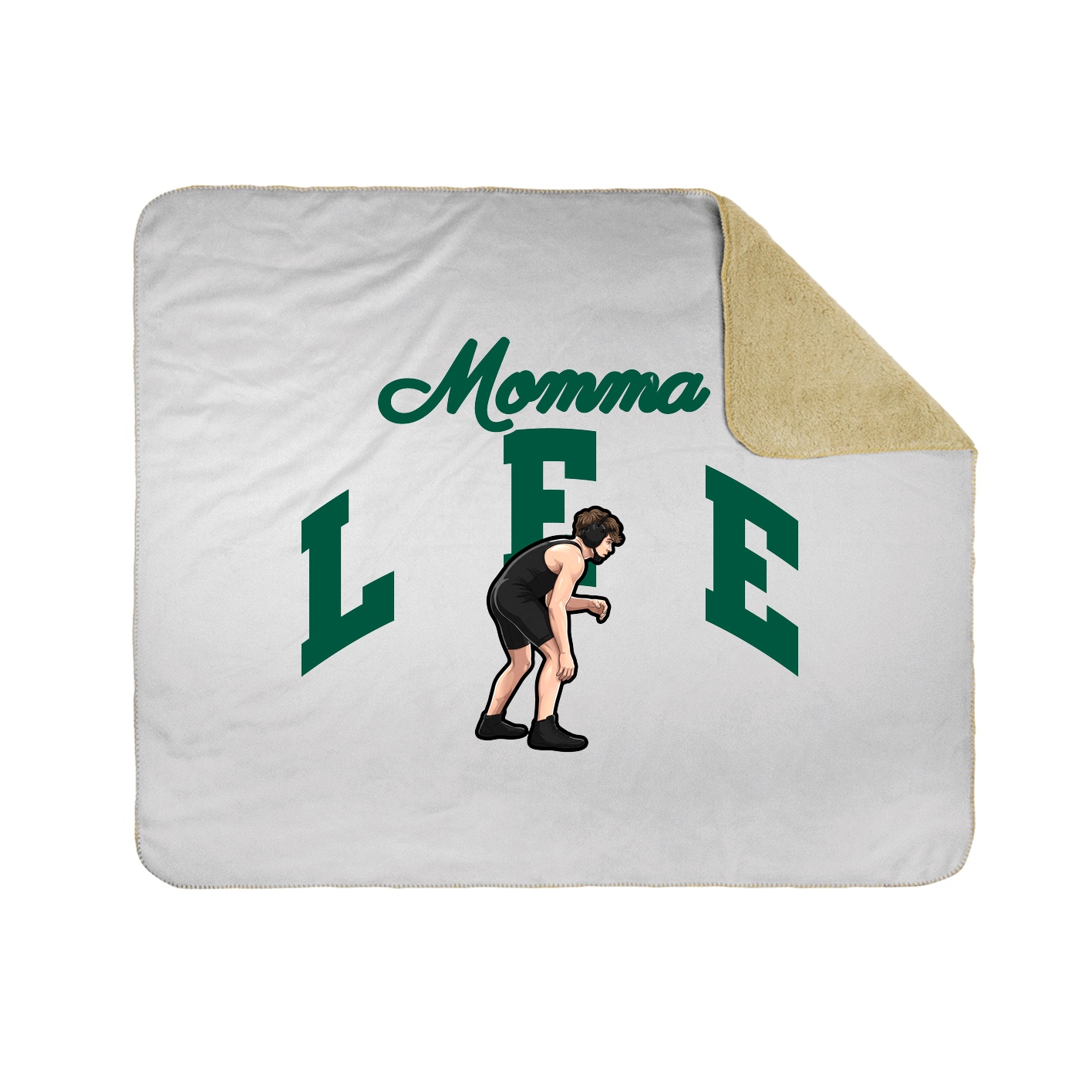 Throw Blanket — Mothers Day Arch in White