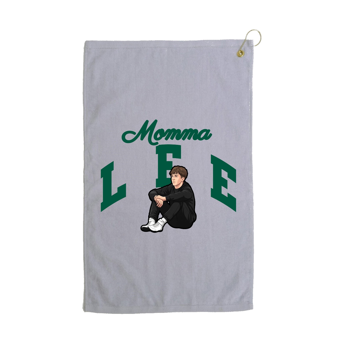 Golf Towel — Mothers Day Arch in Grey