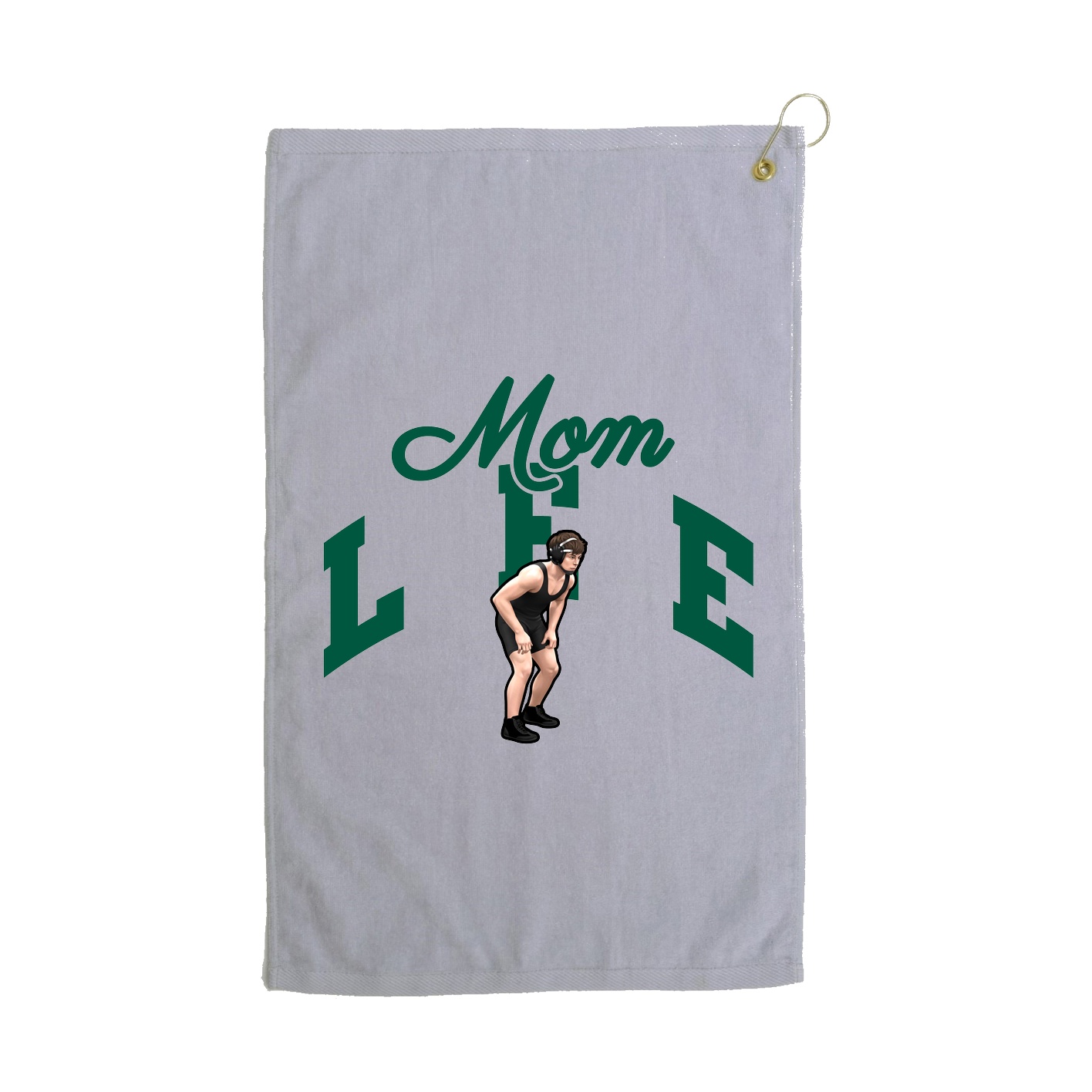 Golf Towel — Mothers Day Arch in Grey
