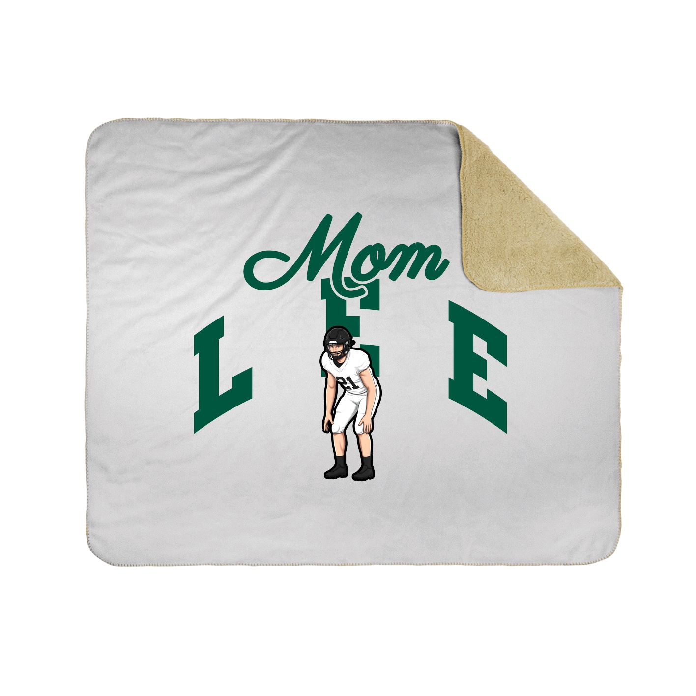 Throw Blanket — Mothers Day Arch in White
