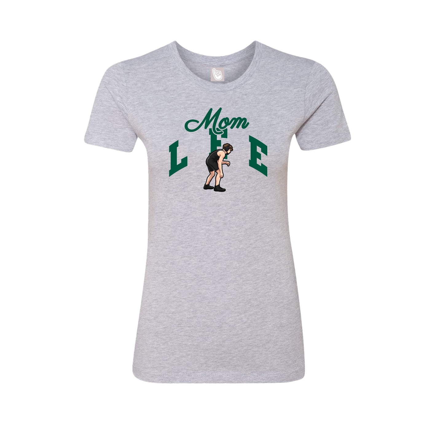 Womens Tee — Mothers Day Arch in Grey