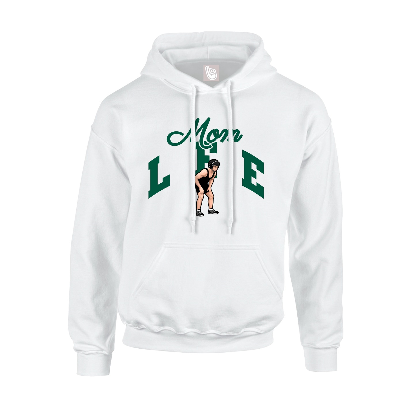 Hoodie — Mothers Day Arch in White