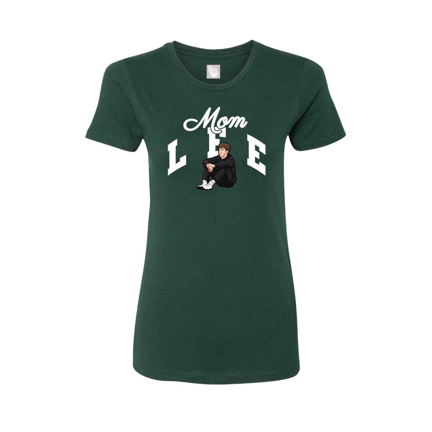 Womens Tee — Mothers Day Arch in Green