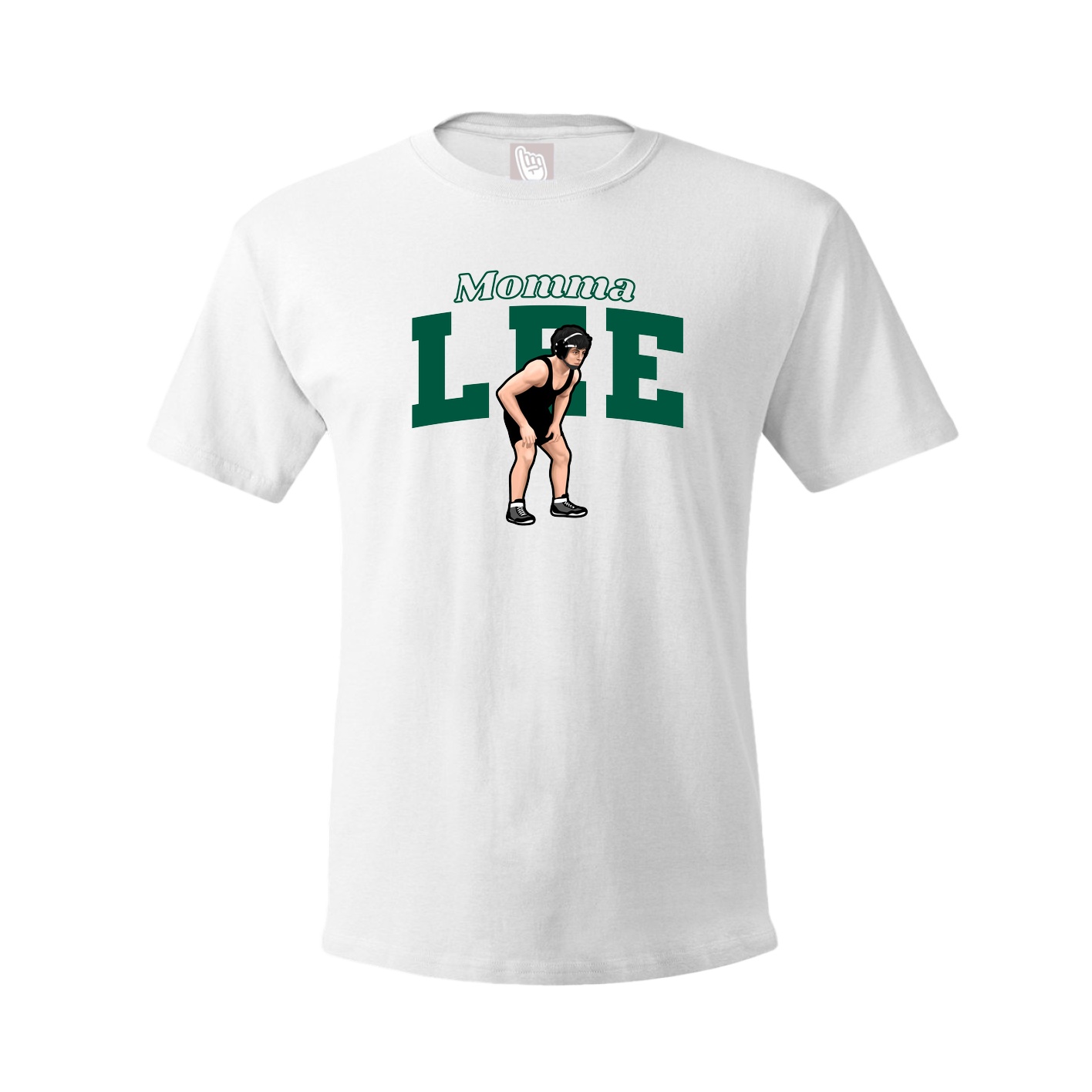 Youth Tee — Mothers Day Block in White