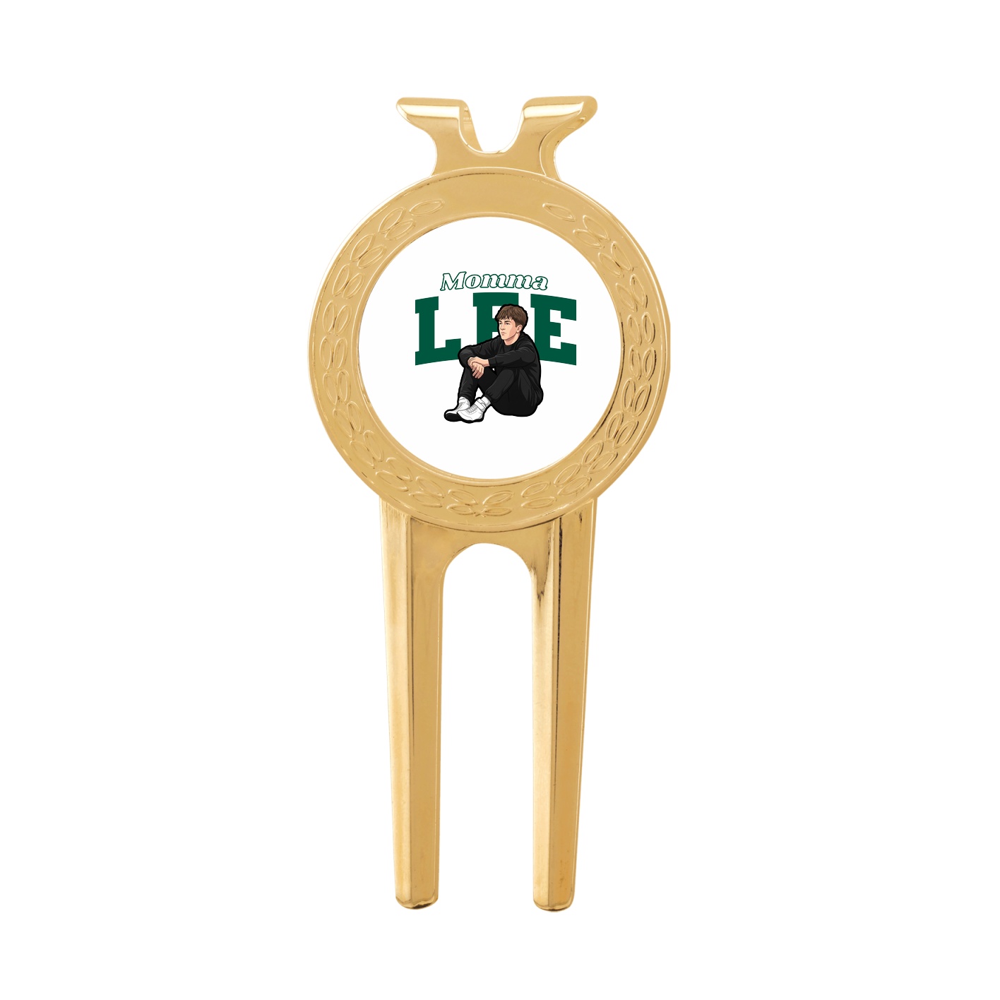 Divot Tool with Ball Marker — Mothers Day Block in Classic