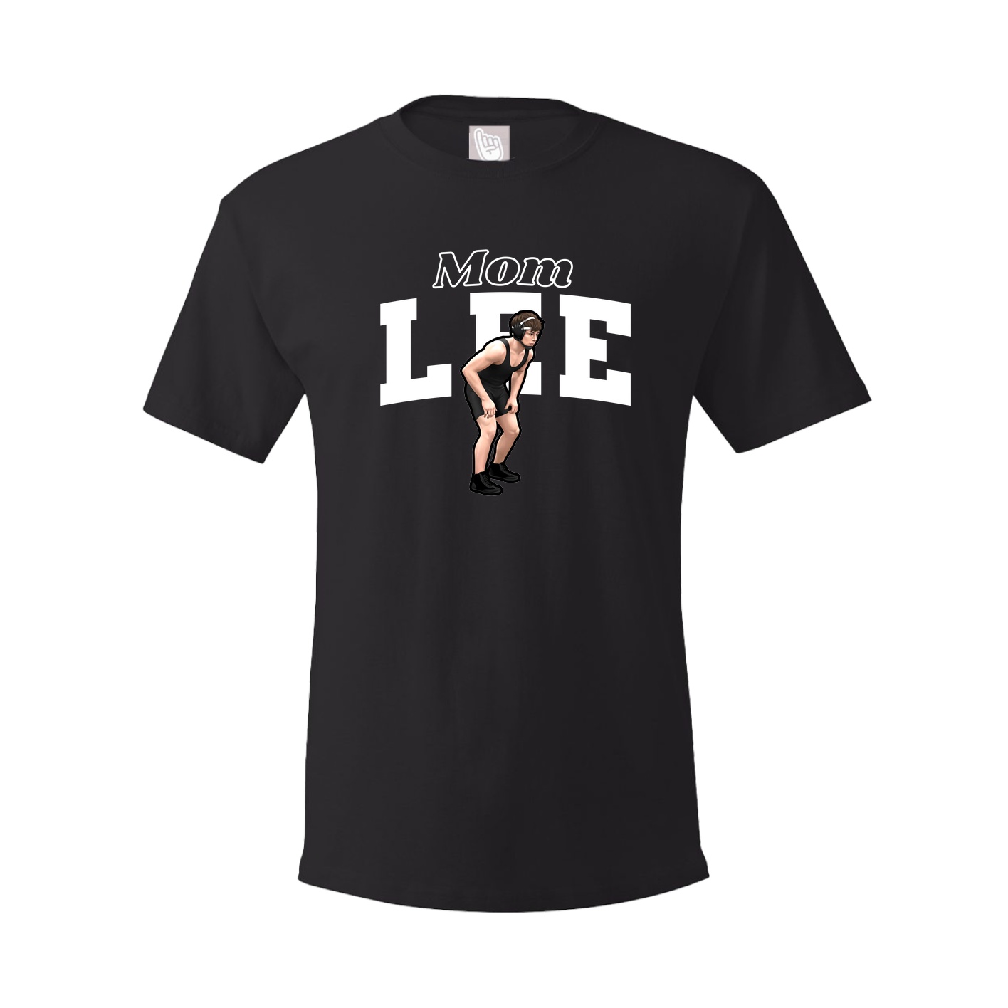 Youth Tee — Mothers Day Block in Black