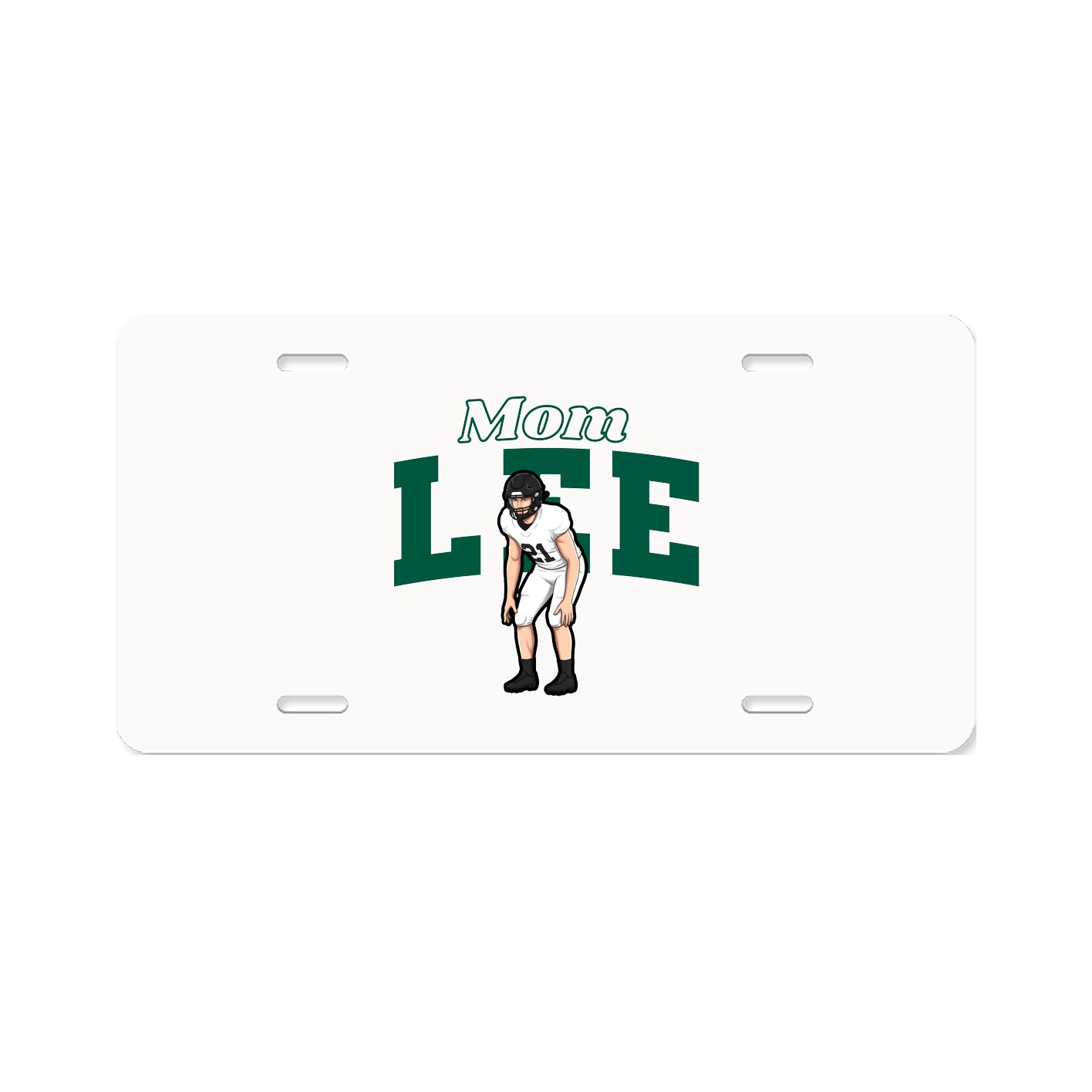 License Plate — Mothers Day Block in Classic