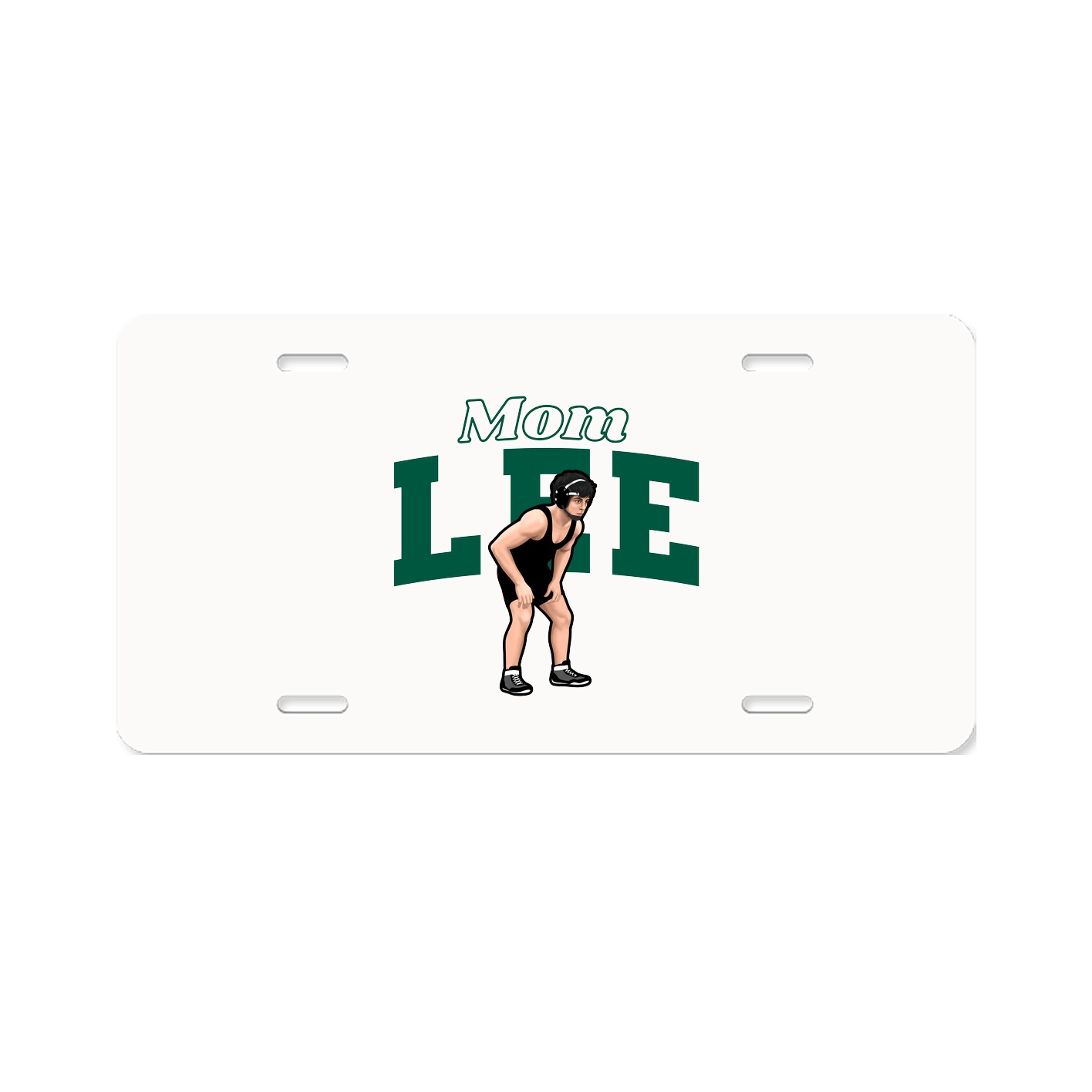 License Plate — Mothers Day Block in Classic