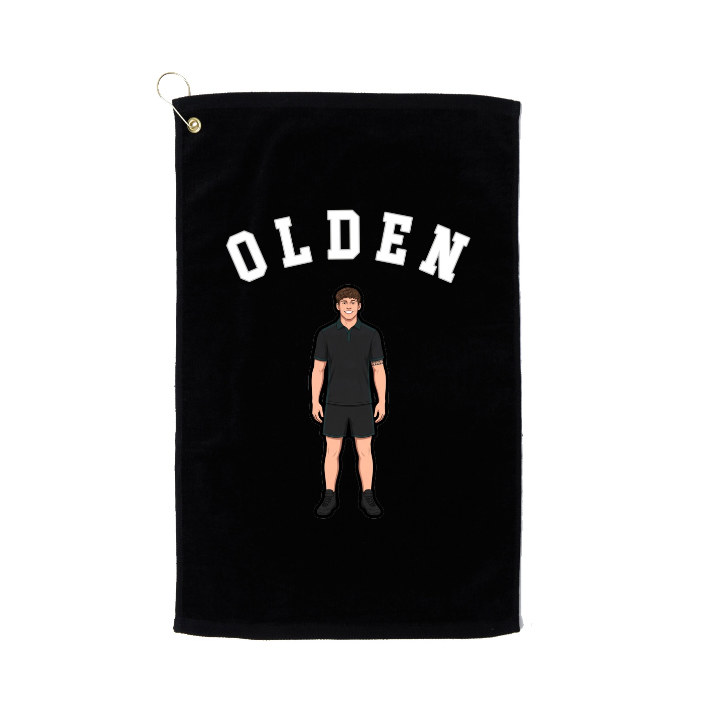 Golf Towel — Shirsey Arch in Black