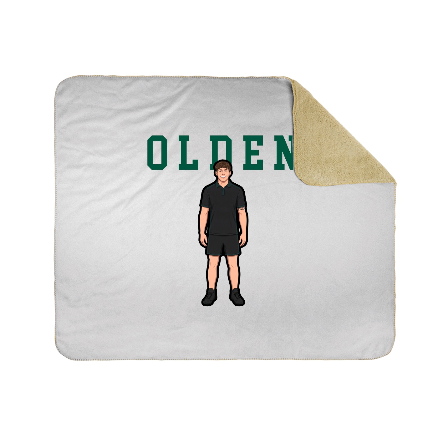 Throw Blanket — Shirsey in White