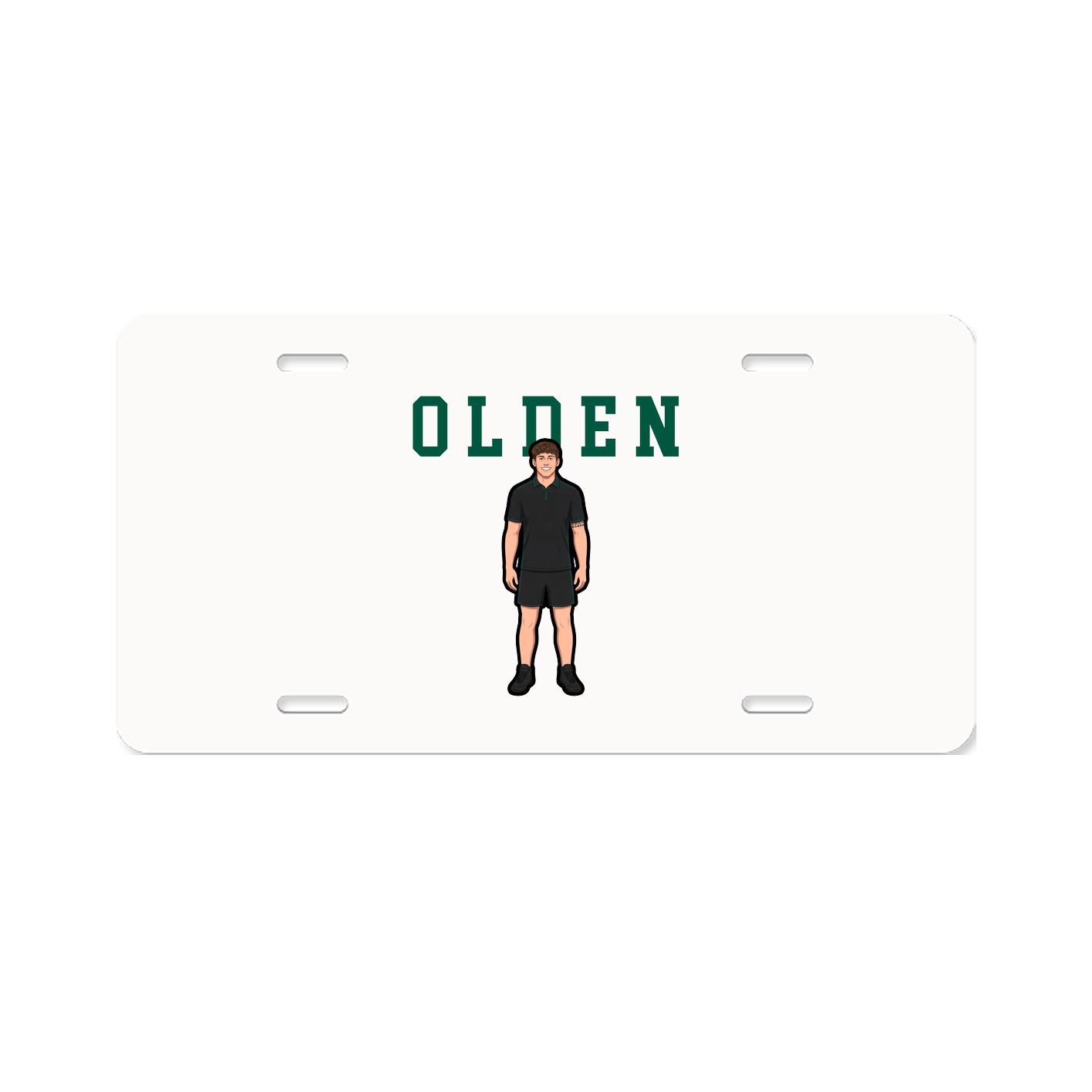 License Plate — Shirsey in Classic