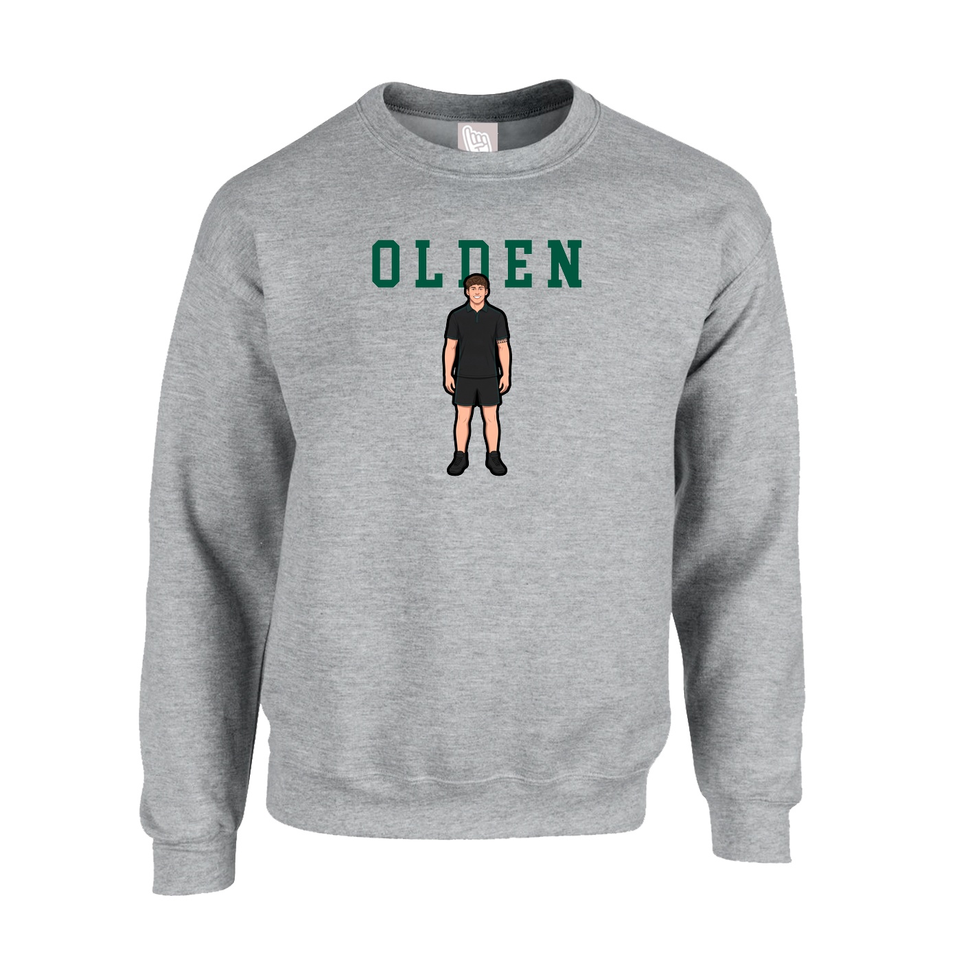 Fleece Crew — Shirsey in Grey
