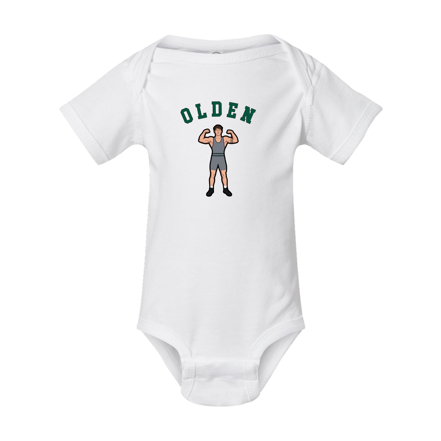 Baby Onesie — Shirsey Arch in White