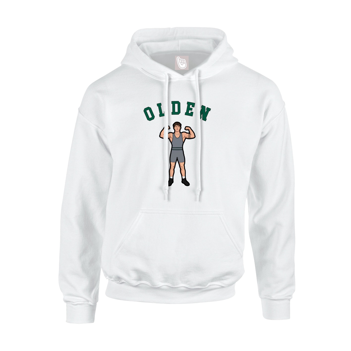 Hoodie — Shirsey Arch in White