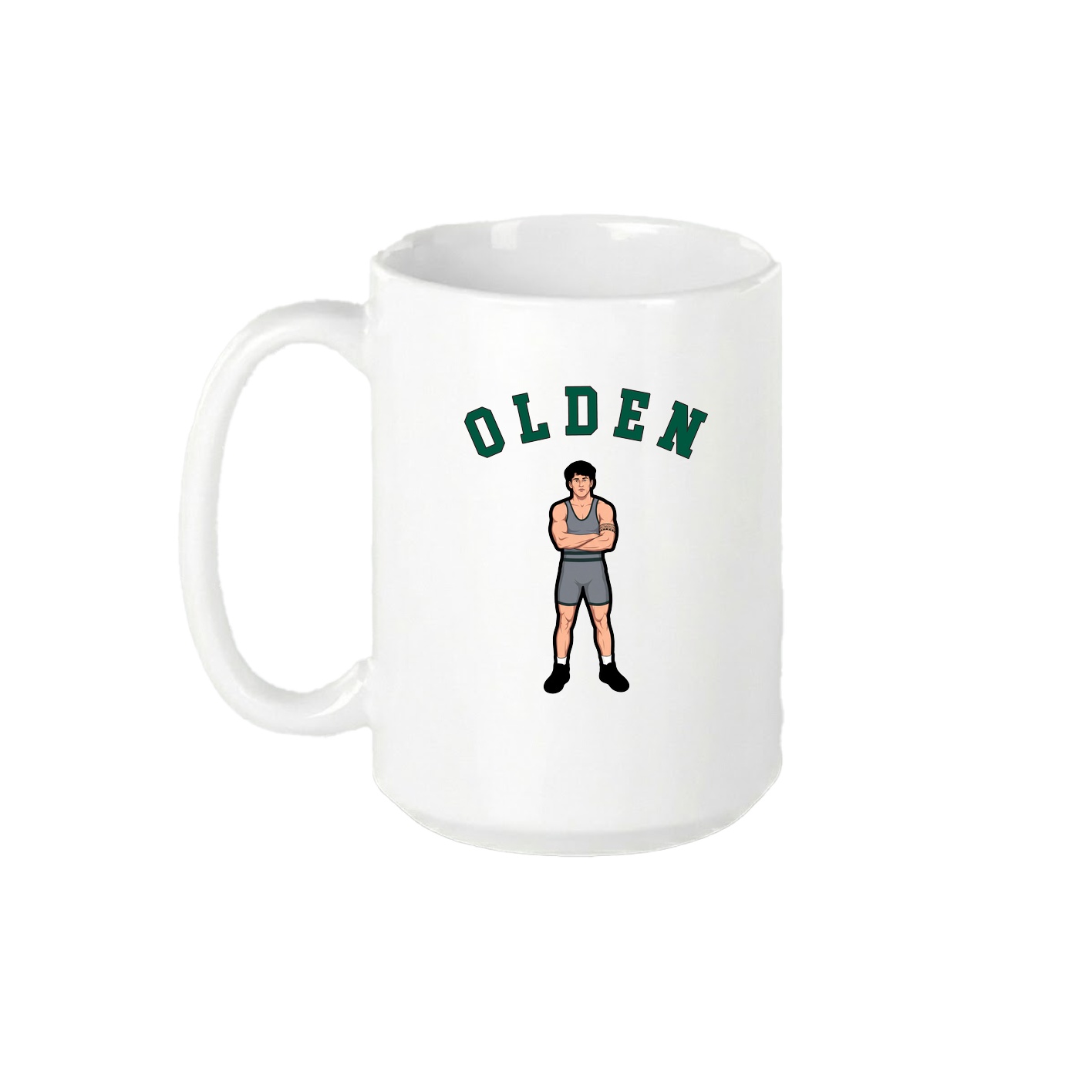 15oz Coffee Mug — Shirsey Arch in White