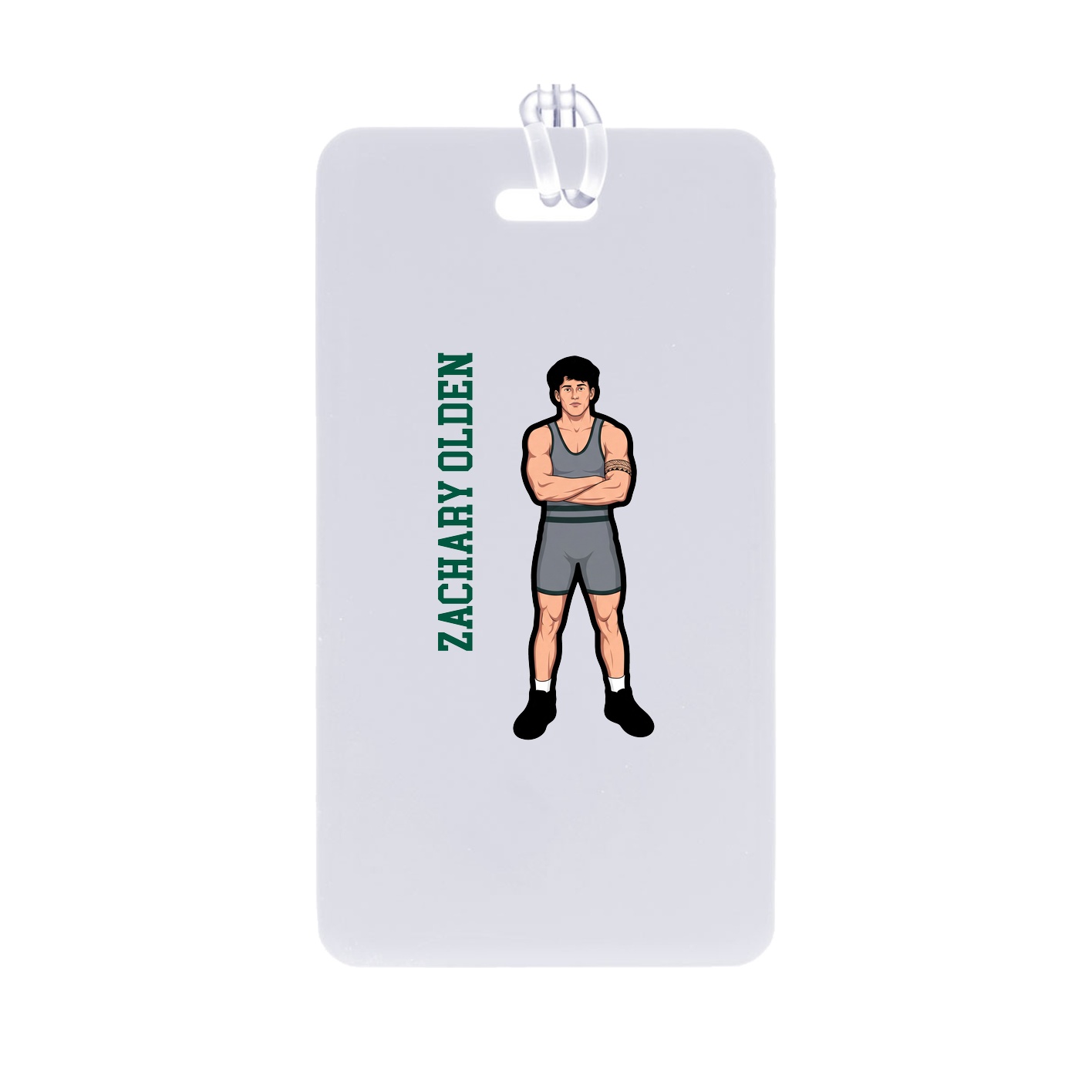 Bag Tag — Name Vertical in Classic