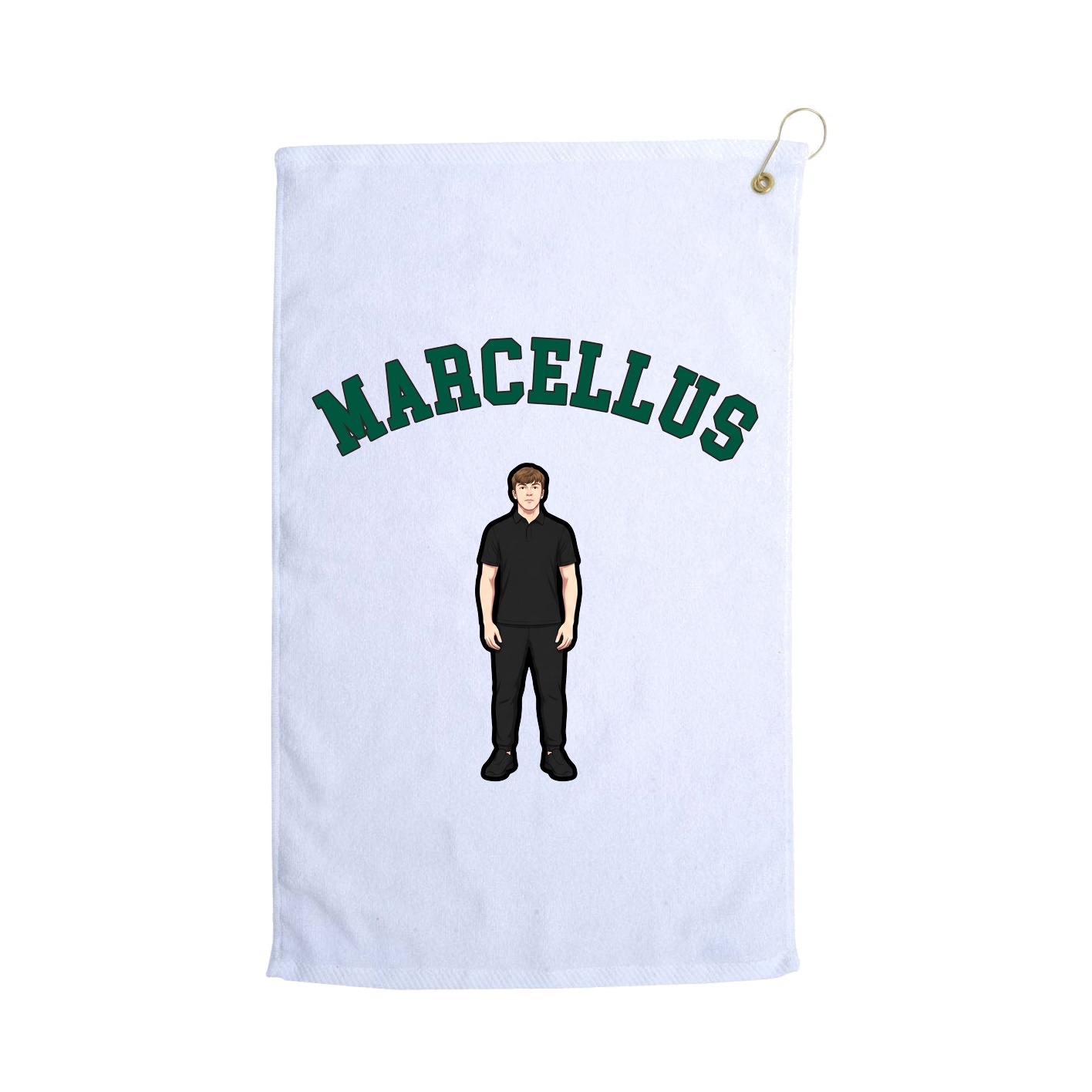 Golf Towel — Shirsey Arch in White
