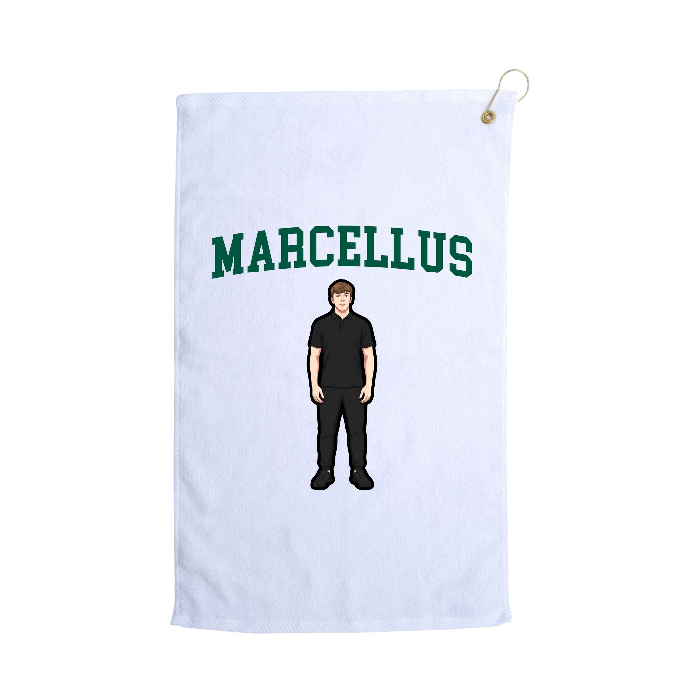 Golf Towel — Shirsey in White