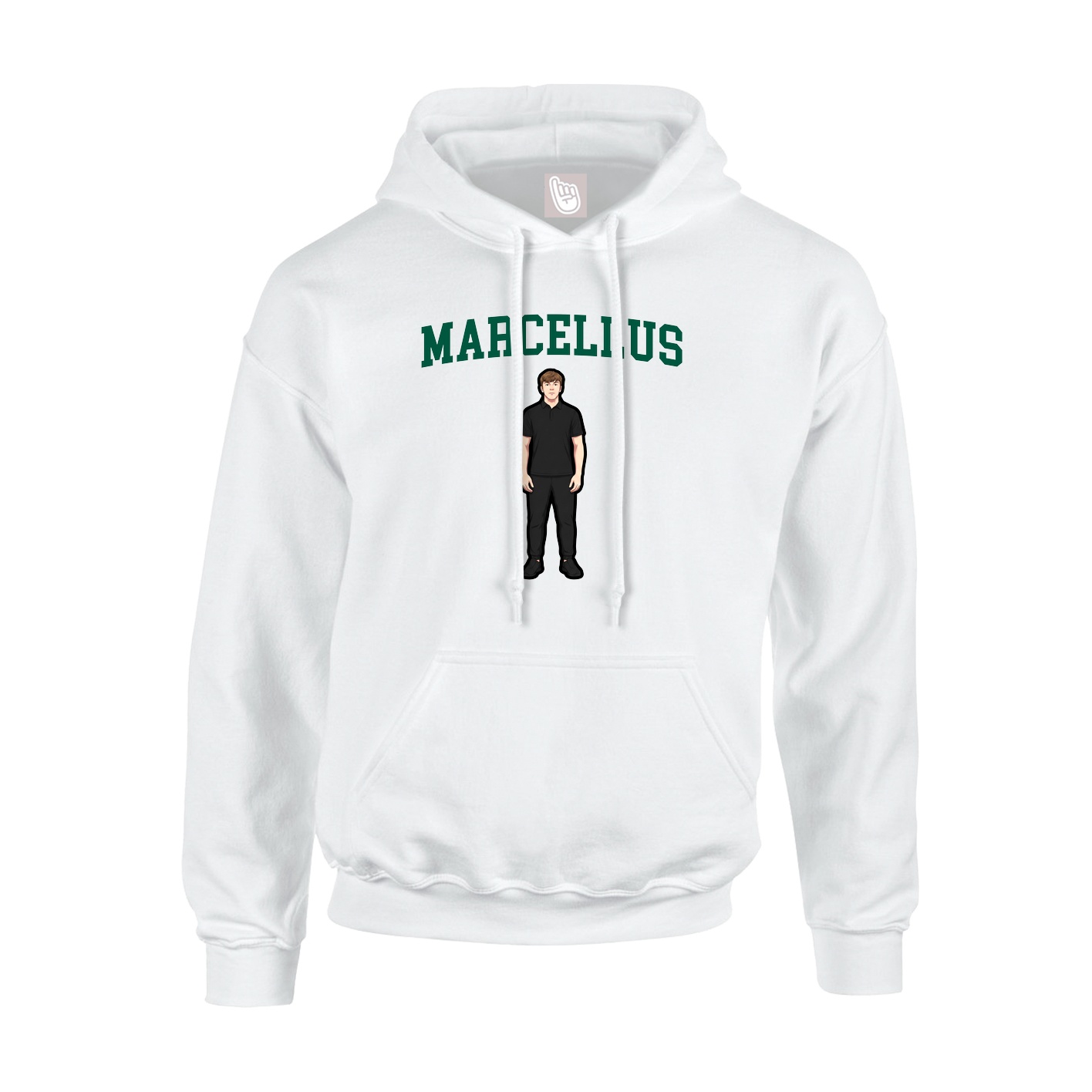 Youth Hoodie — Shirsey in White