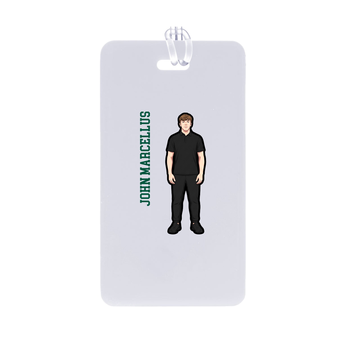 Bag Tag — Name Vertical in Classic