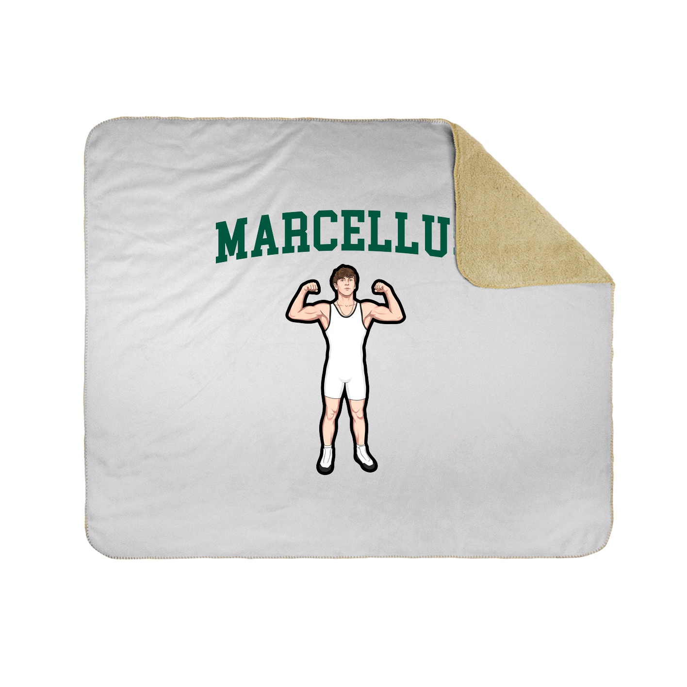 Throw Blanket — Shirsey in White