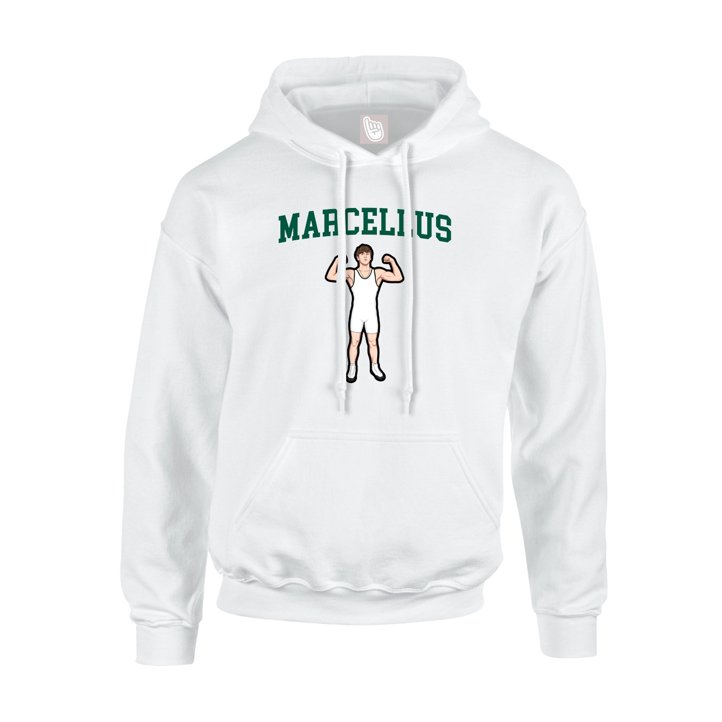 Hoodie — Shirsey in White