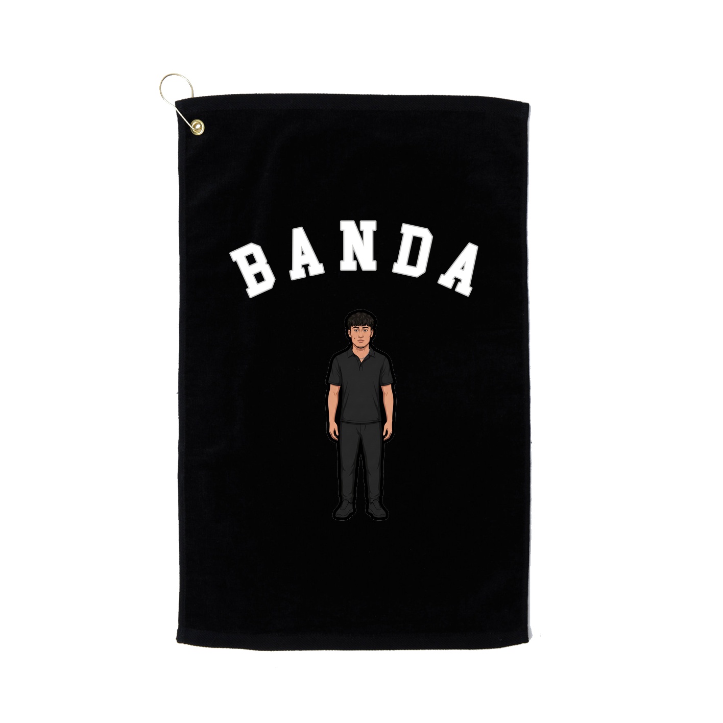 Golf Towel — Shirsey Arch in Black